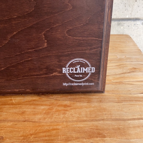 Reclaimed Print Co. wood artwork “The Deer” - Picture 4 of 4